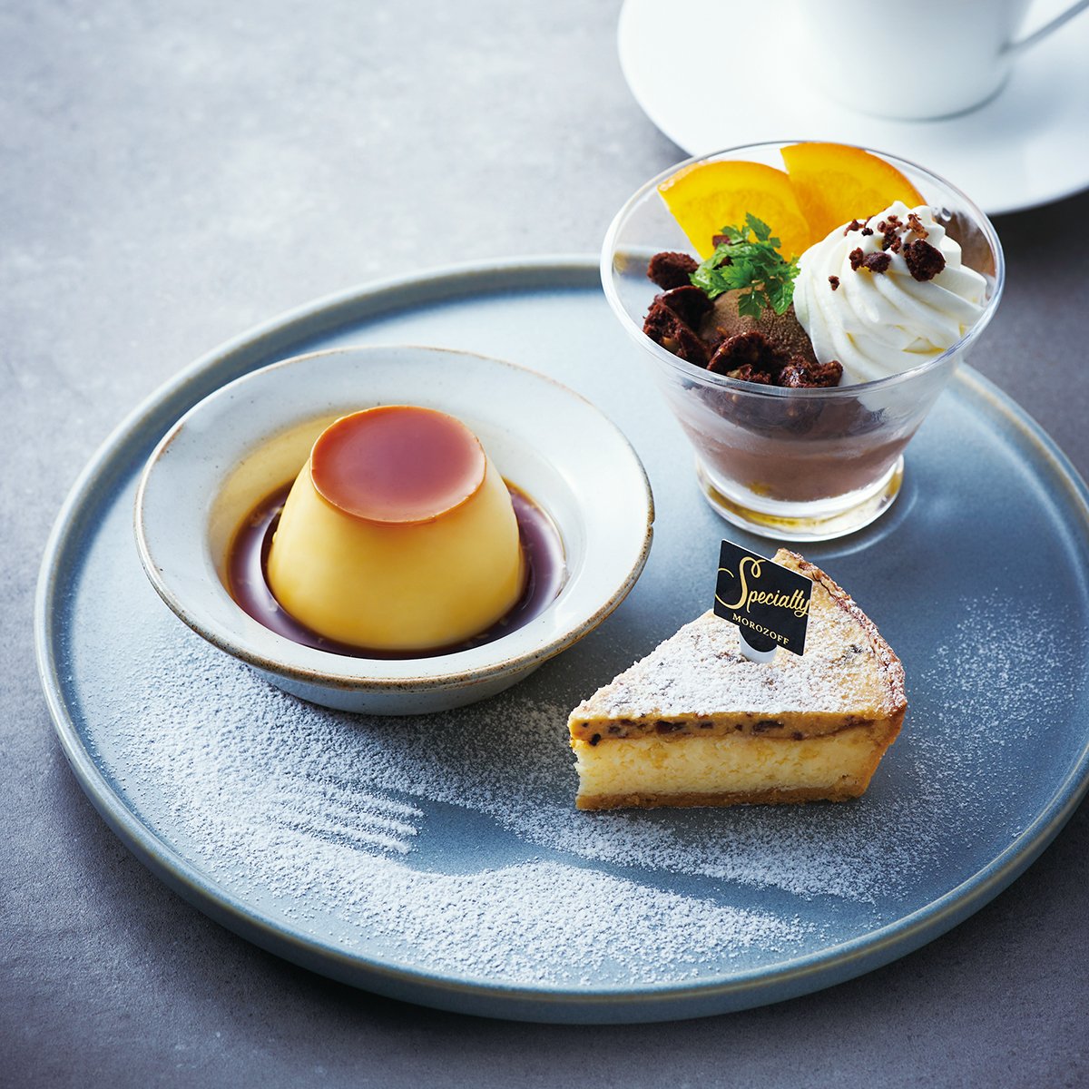 神戸本店6周年記念<br>デザートプレートと<br>お飲物