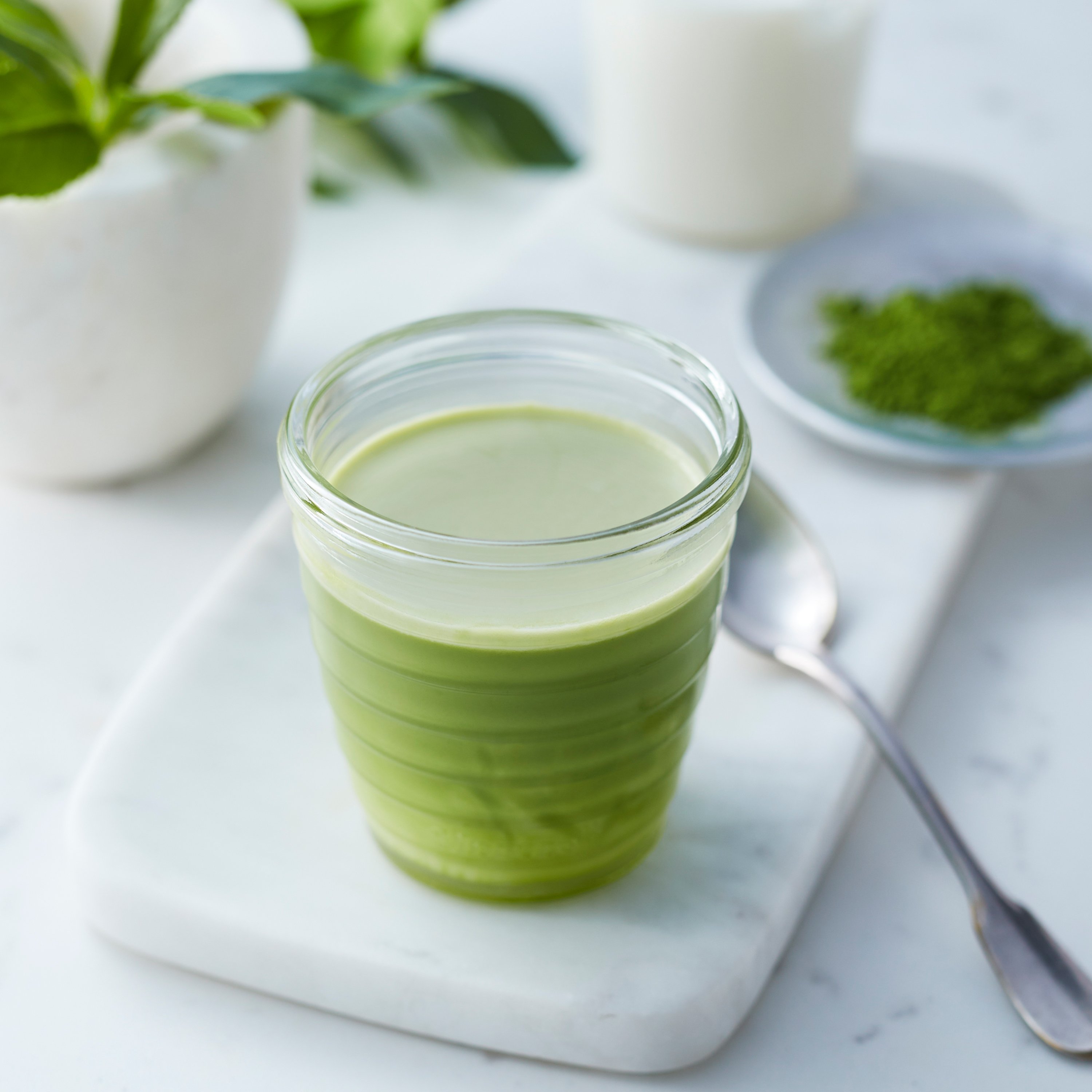 抹茶ラテのプリン