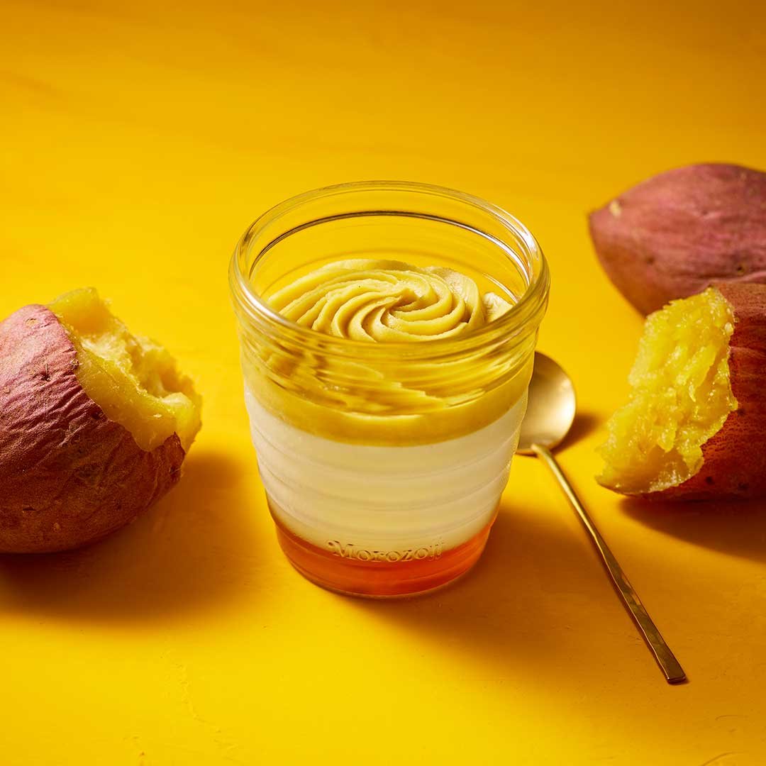 濃い蜜芋のプリン
（紅はるか使用）