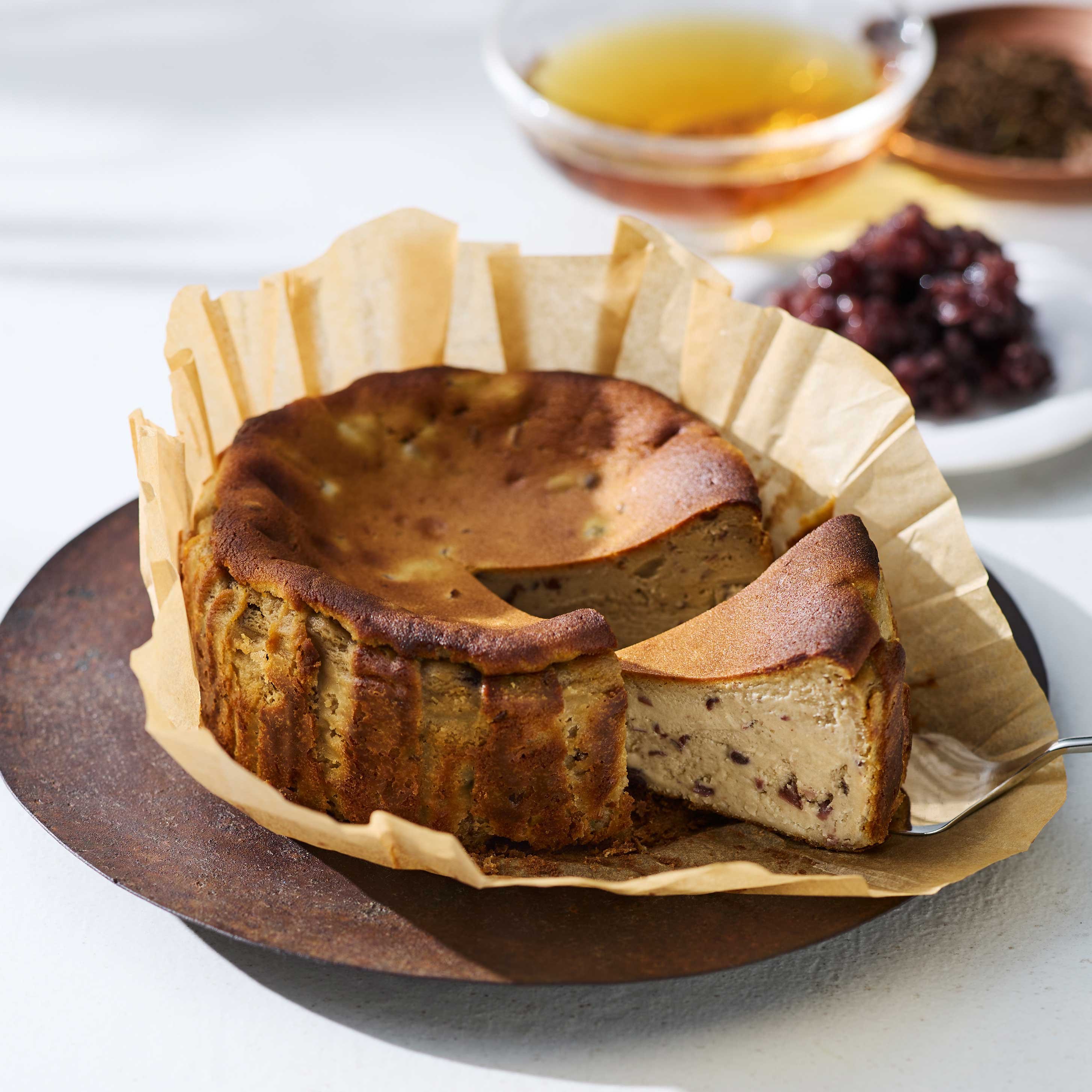 クリームリッチチーズケーキ
（ほうじ茶＆あずき）